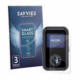 Savvies 3 Stuks Screenprotector - Geschikt voor Vantrue E360 Ace - Beschermfolie Glas Transparant