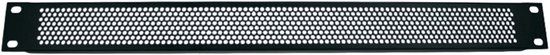 Adam Hall 19" U-Entverluchtingspaneel 1HE ronde gaten - Rack paneel