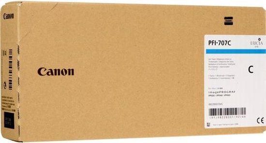 Canon PFI-707C single pack / cyaan