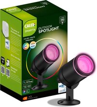 Calex Smart Outdoor LED Grondspot - RGB & Warm Wit - 4W - Zwart