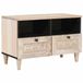 vidaXL meuble TV blanc 70 x 33 x 46 cm bois d'ingénierie