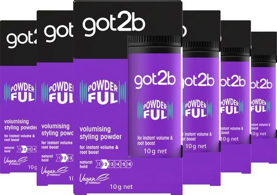 Got2B Powderful Volume Poeder - Haarstyling - Maximale Volume - Natuurlijke Hold - Gewichtloze Formule – Voordeelverpakking - 6 x 10 g