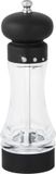 Fackelmann Zout- en pepermolen - 19 cm - diamond zwart/transparant