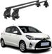 Menabo Barre de toit pour Toyota Yaris (2011-2020) - Noir