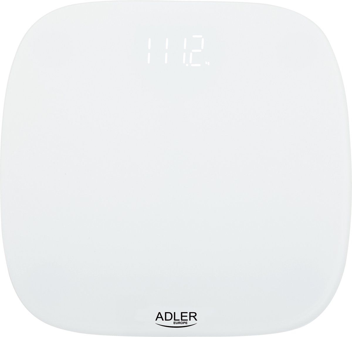 Adler AD 8176 Personenweegschaal - wit - 180 kg - met led display