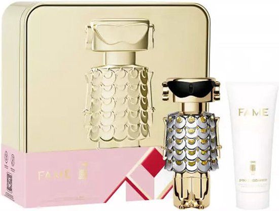 Paco Rabanne Fame Eau De Parfum 80 ml + Body Lotion 100 ml Set - Geschenkset voor dames