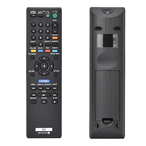 ciciglow Afstandsbediening, RMT-B107A Vervangende Afstandsbediening Draagbaar Universeel Vervangende Afstandsbediening voor Sony BDP-BX37 BDP-S370 BDP-S373 45CS BDP-BX57 BDP-S570 BDP-S270