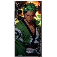 Maniacase Samsung Galaxy S25 Ultra One Piece Zoro Manga Animé 3D Kunst Beschermhoes