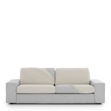 Eysa Bielastische bankovertrek voor zitting en rugleuning, maat XL, kleur ecru-design Harlem