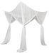 Holland Connections Klamboe - Klamboe - klamboe 2 personnes - Carré - klamboe tente - klamboe - 190 cm x 210 cm x 240 cm - Inclusief Bevestigingsmaterialen - klamboe jollein - Moustiquaire - Convient pour la maison