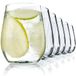 KADAX Patricia Set van 6 waterglazen, 360 ml, premium glas, transparant, universele glazen voor water, sap, dranken, koffie