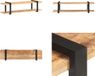 vidaXL Tv-meubel 160x40x40 cm massief ruw mangohout