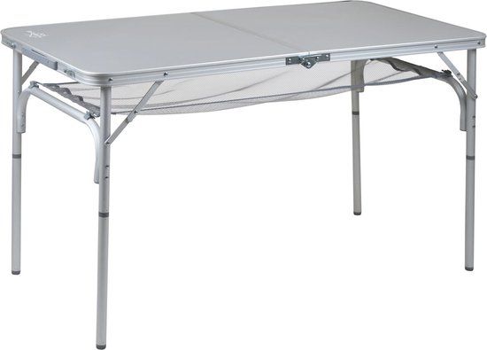 Bo-Camp Premium Koffermodel Campingtafel - 120 x 60 cm - Grijs