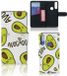 B2Ctelecom Alcatel B2Ctelecom Book Case Avocado Singing Kunstleer TPU voor Alcatel 1S 2020