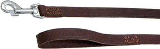 FLAMINGO Rondo Uitlaatriem Gestikt - Bruin - 100 cm x 22 mm