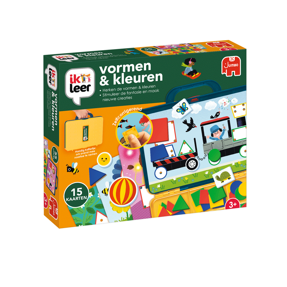 Jumbo Ik Leer Vormen &amp; Kleuren - Educatieve spellen - Kinderen vanaf 3 jaar - Kleuren Leren - Kinderspellen