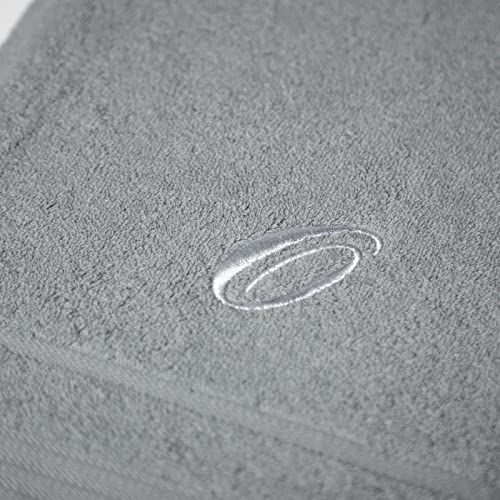 Caleffi Handdoek met Gastendoek - Katoen - Grijs - Standaard - 71647