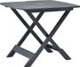 Maison Exclusive - Table de jardin pliante, anthracite, 79x72x70 cm, plastique