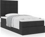 Prolenta Maison Exclusive - Ottoman bed met matras, zwart, 90x200 cm, textiel