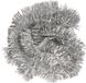 Decoris Kaemingk B.V. Kerstslinger-guirlande - zilver - glanzend lametta - 270 cm - kerstversiering