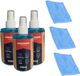 Grundig - Schermreinigingsspray - 3 x 200 ml - Inclusief Reinigingsdoek
