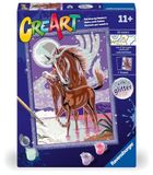 Ravensburger CreArt D-serie Classic: merrie en veulen glitter, schilderen op nummer
