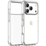 Coverzs iPhone 18 Pro Max transparant shockproof hoesje (wit)