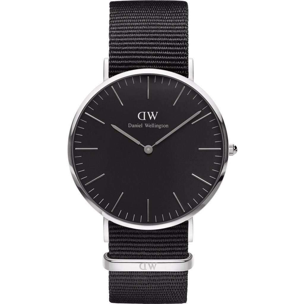 Daniel Wellington Classic Man Horloge Cornwall - Zilver