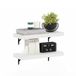 Furinno Tanna zwevende wandplanken, 57 cm, witte textuur, 2 stuks