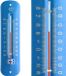 TFA Dostmann Thermometer - Binnen & Buiten - Metaal - Blauw
