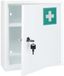 Merkloos / Sans marque Dailygoods Medicijnkastje Robuust Ontwerp - Wandkast - Gepoederd Staal - Vergrendelbaar - Schap - 31,5x10x36 cm - Opbergkast