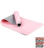 Gymstick Vivid Yoga Mat - 170 x 60 x 0,4 cm - Roze / Grijs