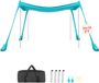 VEVOR Strandtent met Zonbescherming (UPF 50+) 3 x 3 x 2 m, Groen