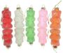 Decoris Kersthanger Gummybeer Glas 4x8cm 5-delig