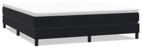 vidaXL Boxspringbed zonder matras, zwart, 180x220 cm, fluweel