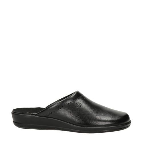 Rohde leren pantoffels zwart