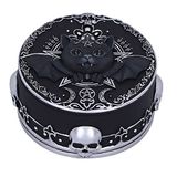 Nemesis Now Malpuss Trinket Box, Zwart, 10.8cm