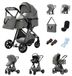 StarTech HV9 Kinderwagen 3-in-1 Donkergrijs