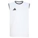 adidas uniseks-kind Entrada26 Sleeveless Jersey Kids Shirt, white/black, 9-10 Years