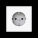 Busch-Jaeger Busch-art 20-1 EUCBF-44G lineair SCHUKO-stopcontact, 16 A, 250 V, studiowit, platte aanraakbeveiliging, schroefloze steekklemmen, inbouw, IP20, 20-1