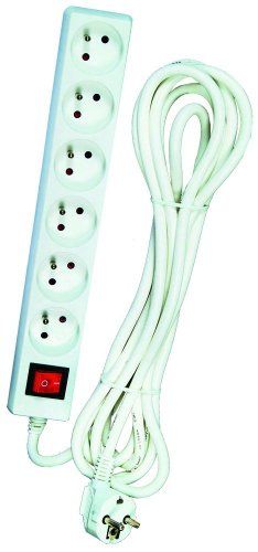 Voltman DIO013076 6-voudige stekkerdoos - 4 m