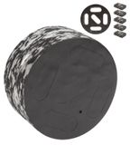 Silencers for round ventilation ducts, 100 mm