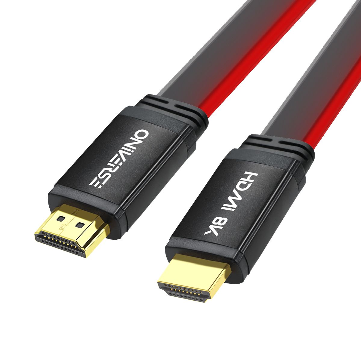 Oniverse ONICAB2-HDMILED-RED HDMI kabel 2 m Rood