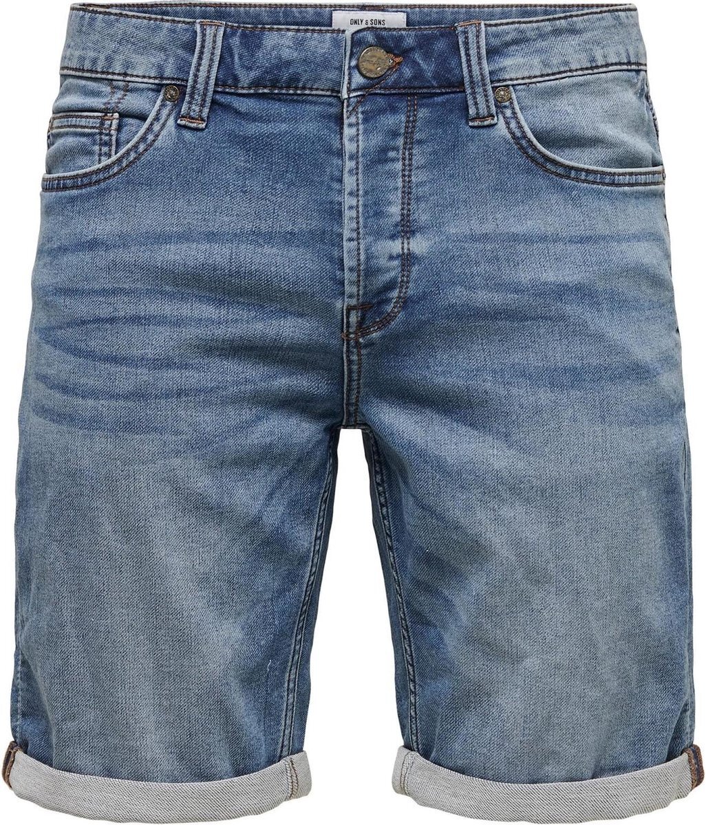 ONLY & SONS ONSPLY LIFE JOG BLUE SHORTS PK 8584 NOOS Heren Broek - Maat L