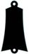 Boston LRC-36-B cache truss rod, noir, 2 plis, noir - blanc
