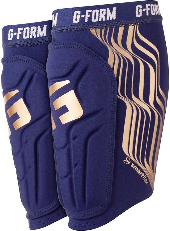 G-Form V2 Scheenbeschermer Kinderen - Marine / Goud | Maat: S/M