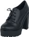 Altercore Trixie Vegan Hoge hak zwart PVC