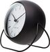 NeXtime Bubble Alarm Clock – Tafelwekker – 14 × 12 × 8 cm – Metaal – Zwart – Stil