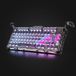 Gravastar Mercury K1 Pro, clavier mécanique sans fil, jeu, disposition ANSI US, 2,4 GHz et Bluetooth, CyberFlare