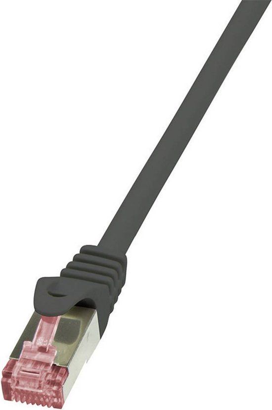 LogiLink CQ2093S - Netwerk Aansluitkabel - RJ-45 - 10 m - Zwart
